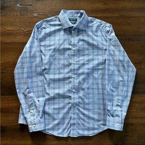 Lauren Ralph Lauren Regular Fit Stretch Fabric Long Sleeve Button XL